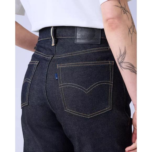 Levi’s Japanese Selvedge High Rise Boyfriend Women's Jeans Sz 28 - Picture 9 of 12